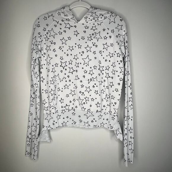 Frank & Eileen Tee Lab Black & White Star Printed Hoodie Size XS - Picture 2 of 8